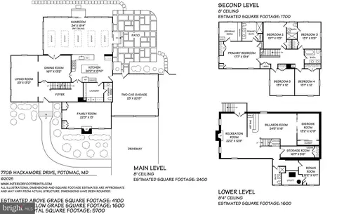 Floorplan - 7708 Hackamore Dr, Potomac, MD 20854 photo 1 of 1
