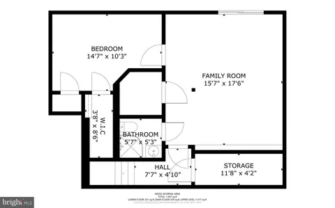 Floorplan - 122 Hamilton Ave, Silver Spring, MD 20901 photo 3 of 4