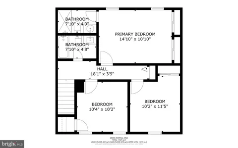 Floorplan - 122 Hamilton Ave, Silver Spring, MD 20901 photo 4 of 4