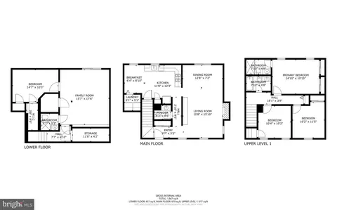 Floorplan - 122 Hamilton Ave, Silver Spring, MD 20901 photo 1 of 4