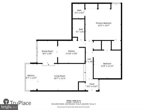 Floorplan - 9907 Blundon Dr #5-301, Silver Spring, MD 20902 photo 1 of 1