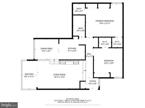 Floorplan - 9909 Blundon Dr #4-202, Silver Spring, MD 20902 photo 1 of 1