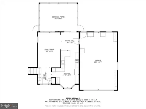 Floorplan - 19816 Spurrier Ave, Poolesville, MD 20837 photo 2 of 3