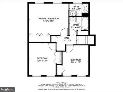 Floorplan - 19816 Spurrier Ave, Poolesville, MD 20837 photo 1 of 3