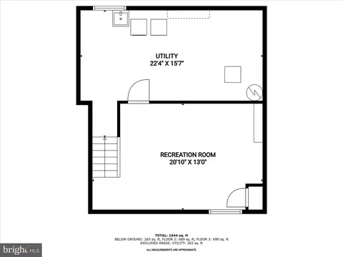 Floorplan - 9713 Fairway Ave, Silver Spring, MD 20901 photo 3 of 4