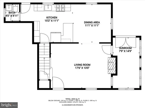 Floorplan - 9713 Fairway Ave, Silver Spring, MD 20901 photo 1 of 4