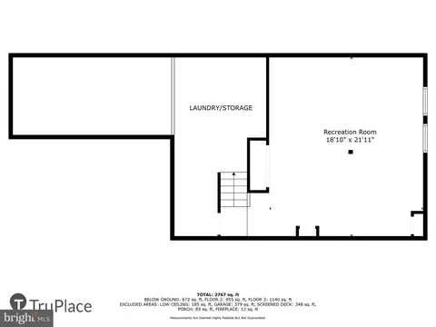 Floorplan - 13833 Castle Cliff Way, Silver Spring, MD 20904 photo 4 of 4