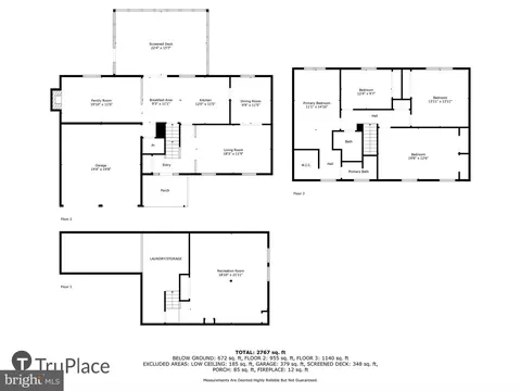 Floorplan - 13833 Castle Cliff Way, Silver Spring, MD 20904 photo 1 of 4