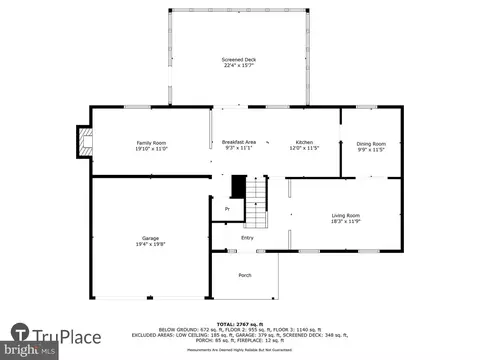 Floorplan - 13833 Castle Cliff Way, Silver Spring, MD 20904 photo 2 of 4
