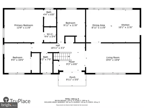 Floorplan - 11 Parkside Rd, Silver Spring, MD 20910 photo 2 of 3