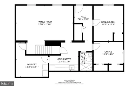 Floorplan - 9817 Cherry Tree Ln, Silver Spring, MD 20901 photo 2 of 3