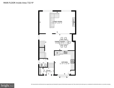 Floorplan - 9023 Ottawa Pl, Silver Spring, MD 20910 photo 1 of 3
