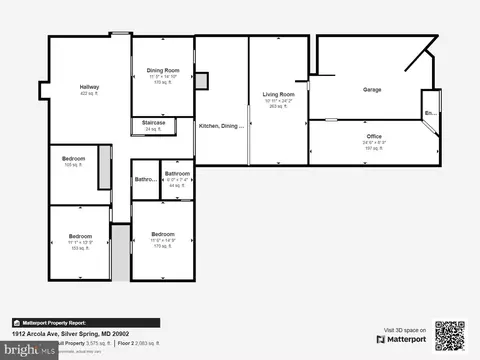 Floorplan - 1912 Arcola Ave, Silver Spring, MD 20902 photo 2 of 3