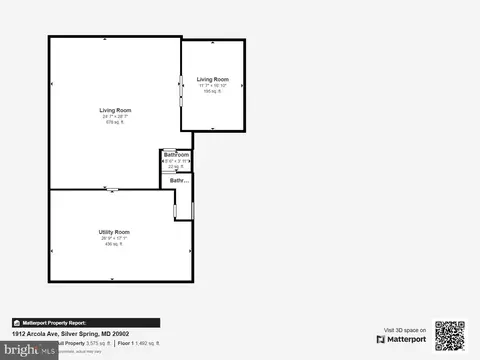 Floorplan - 1912 Arcola Ave, Silver Spring, MD 20902 photo 1 of 3