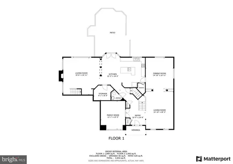 Floorplan - 13610 Montvale Dr, Silver Spring, MD 20904 photo 1 of 2