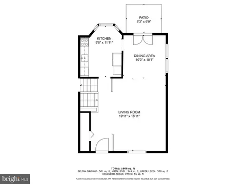 Floorplan - 10202 Conover Dr, Silver Spring, MD 20902 photo 2 of 4
