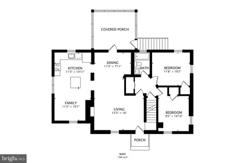 Floorplan - 306 Marvin Rd, Silver Spring, MD 20901 photo 1 of 2