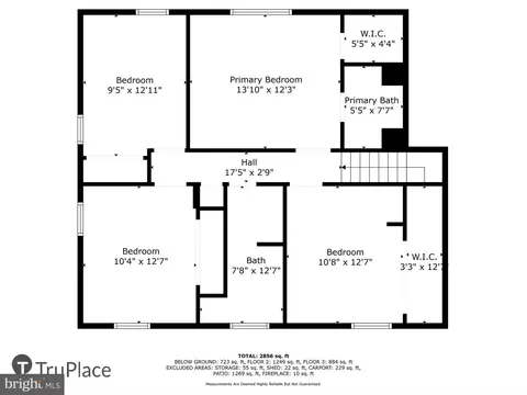 Floorplan - 3 Harrowgate Ct, Potomac, MD 20854 photo 2 of 3