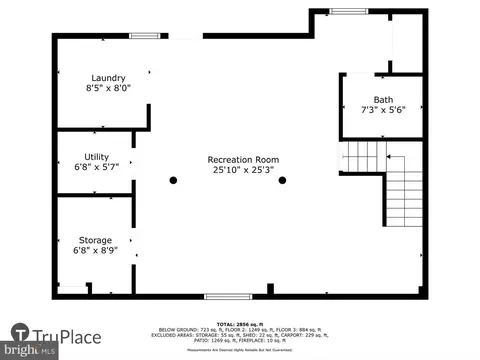 Floorplan - 3 Harrowgate Ct, Potomac, MD 20854 photo 3 of 3