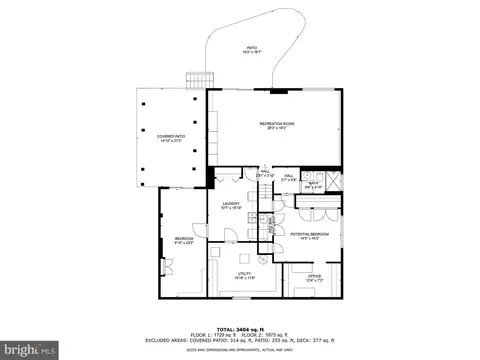 Floorplan - 12012 Coldstream Dr, Potomac, MD 20854 photo 2 of 2