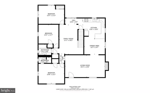 Floorplan - 9207 Whitney St, Silver Spring, MD 20901 photo 2 of 4