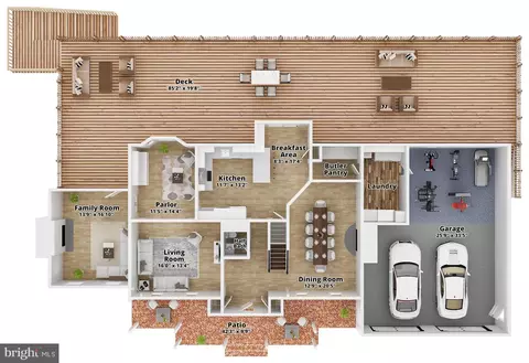 Floorplan - 14628 Cutstone Way, Silver Spring, MD 20905 photo 1 of 3