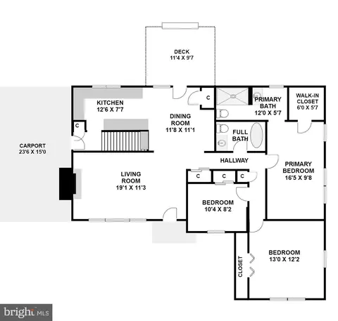 Floorplan - 26105 Cornor Dr, Damascus, MD 20872 photo 1 of 2