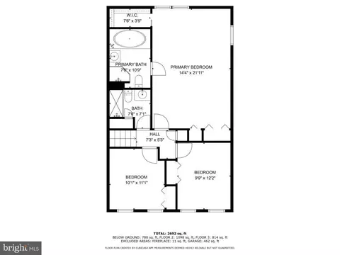 Floorplan - 17400 Hughes Rd, Poolesville, MD 20837 photo 2 of 3