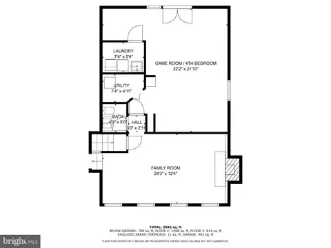 Floorplan - 17400 Hughes Rd, Poolesville, MD 20837 photo 3 of 3