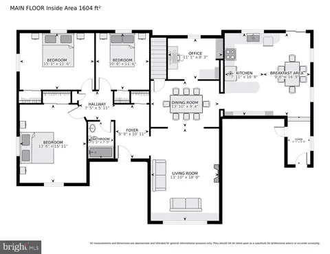 Floorplan - 406 Pershing Dr, Silver Spring, MD 20910 photo 1 of 3