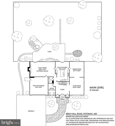 Floorplan - 9801 Hall Rd, Potomac, MD 20854 photo 1 of 2