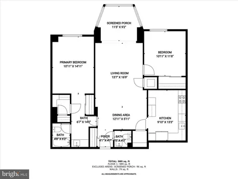 Floorplan - 15107 Interlachen Dr #2-919, Silver Spring, MD 20906 photo 1 of 1