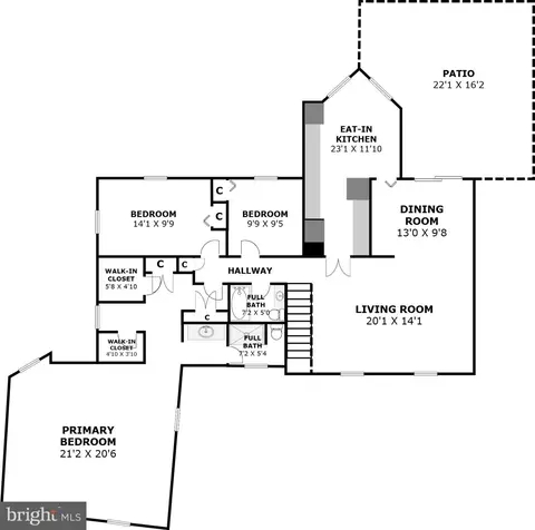 Floorplan - 2003 Stratton Dr, Potomac, MD 20854 photo 2 of 2