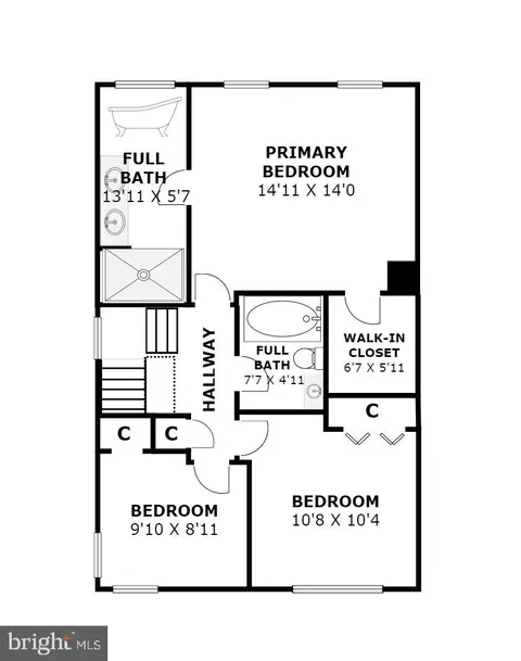 Floorplan - 14206 Plum Run Way, Silver Spring, MD 20906 photo 3 of 3