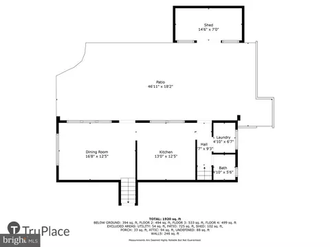 Floorplan - 12812 Crisfield Rd, Silver Spring, MD 20906 photo 2 of 5