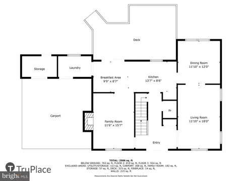Floorplan - 2445 Parallel Ln, Silver Spring, MD 20904 photo 1 of 4