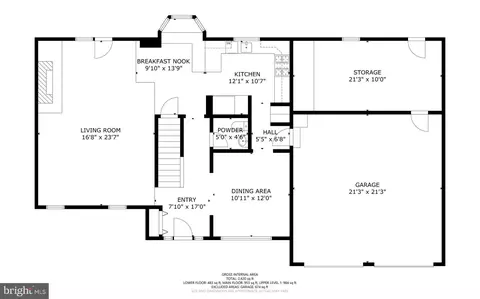 Floorplan - 18312 Darnell Dr, Olney, MD 20832 photo 3 of 4