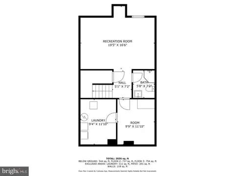 Floorplan - 611 Concerto Ln, Silver Spring, MD 20901 photo 3 of 3