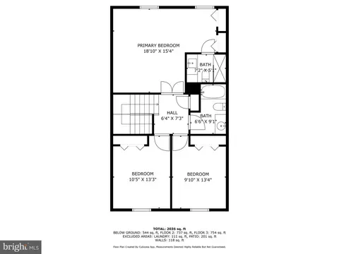 Floorplan - 611 Concerto Ln, Silver Spring, MD 20901 photo 2 of 3