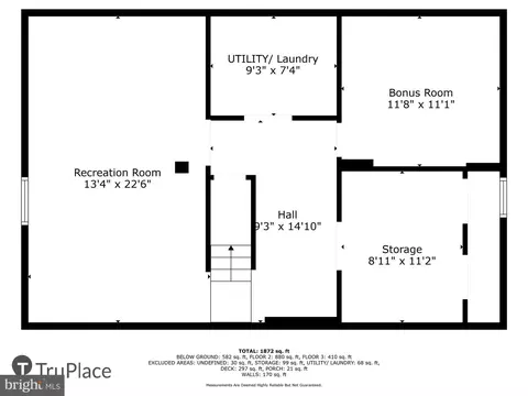 Floorplan - 10105 Meredith Ave, Silver Spring, MD 20910 photo 3 of 4