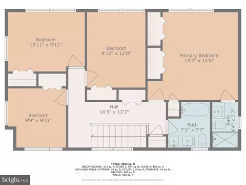 Floorplan - 1 Schindler Ct, Silver Spring, MD 20903 photo 2 of 3
