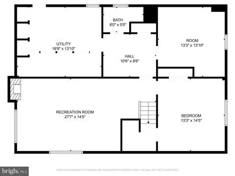 Floorplan - 609 Northwood Ter, Silver Spring, MD 20902 photo 2 of 3