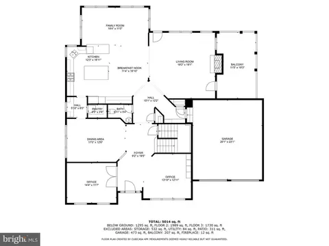 Floorplan - 19407 Dry Seneca Ct, Poolesville, MD 20837 photo 1 of 4