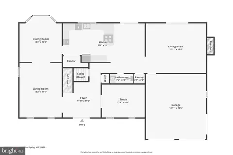Floorplan - 15313 Watergate Rd, Silver Spring, MD 20905 photo 1 of 2