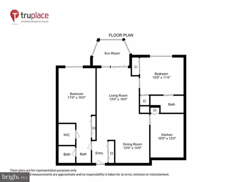 Floorplan - 15115 Interlachen Dr #3-415, Silver Spring, MD 20906 photo 1 of 2