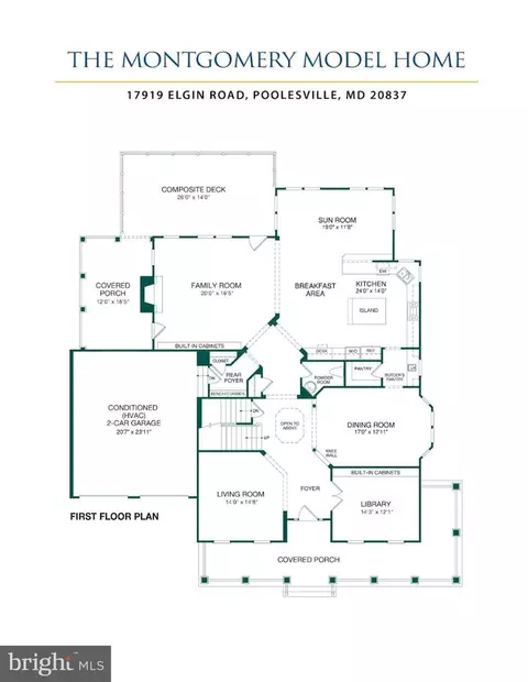 Floorplan - 17919 Elgin Rd, Poolesville, MD 20837 photo 1 of 3