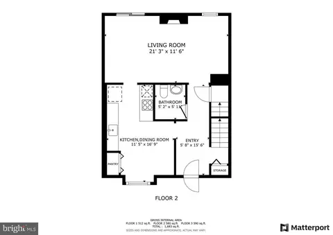 Floorplan - 14921 Ladymeade Cir, Silver Spring, MD 20906 photo 2 of 3