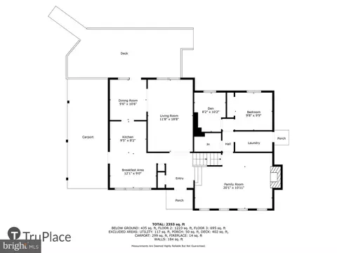Floorplan - 12531 Heurich Rd, Silver Spring, MD 20902 photo 3 of 4