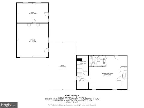 Floorplan - 15921 Attleboro Rd, Silver Spring, MD 20905 photo 1 of 3