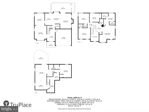 Floorplan - 3404 Olive Branch Dr, Silver Spring, MD 20904 photo 1 of 4
